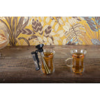 Dubbla vägg glas med handtag  (set om 2)