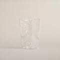 Drinking Glass Hearts (White)