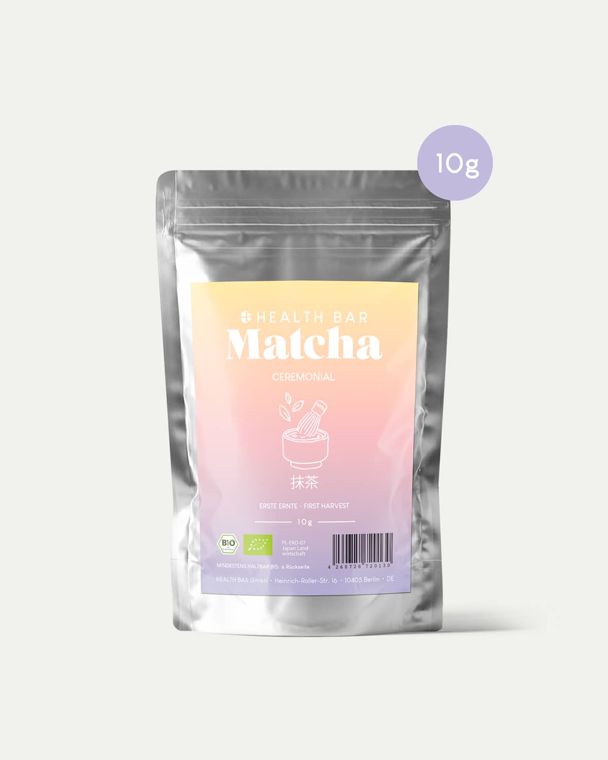 10 g ceremoniell ekologisk matcha - första skörden från Uji, Japan