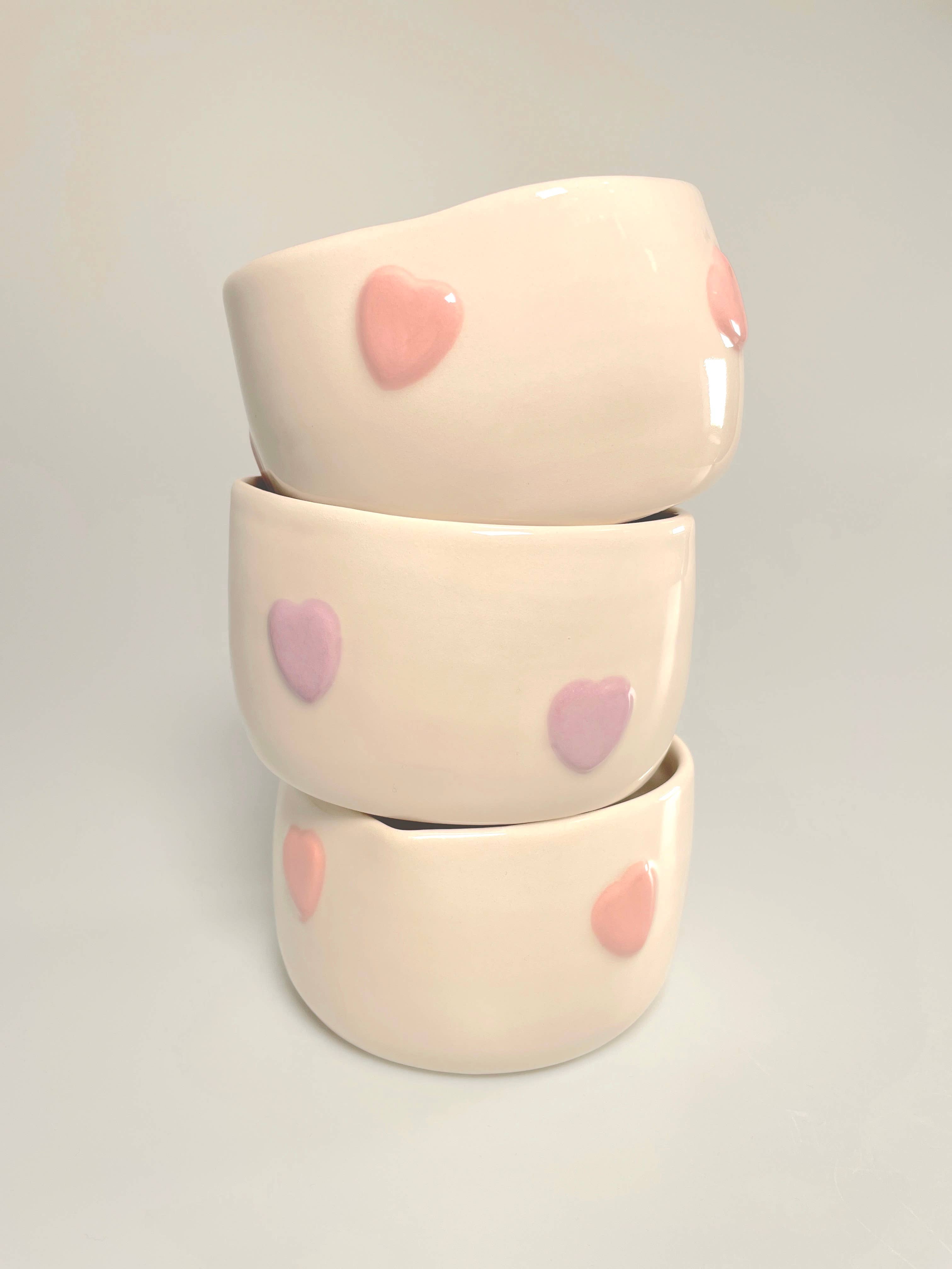 Heart Bowl - Handgjord keramikskål 350 ml