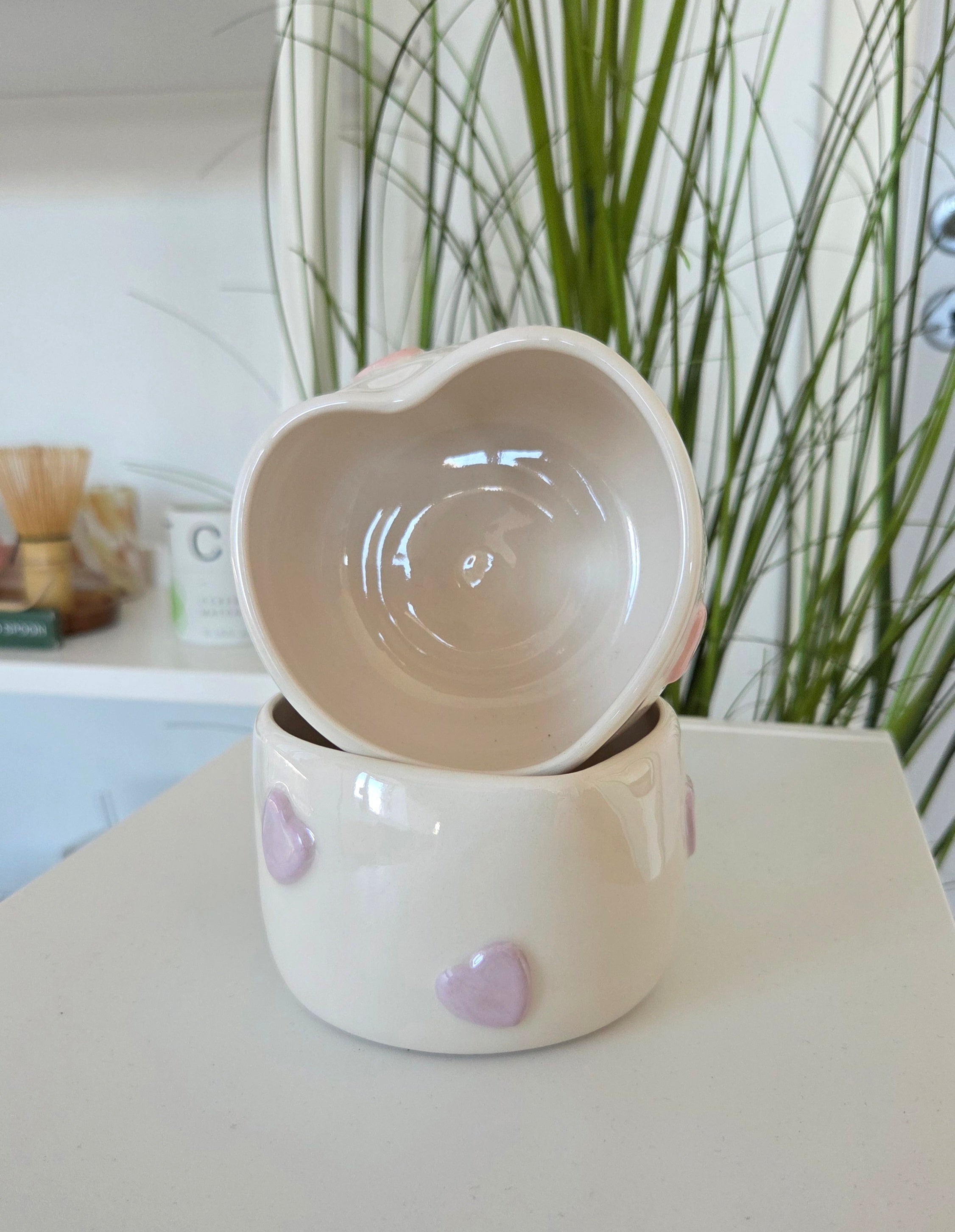 Heart Bowl - Handgjord keramikskål 350 ml